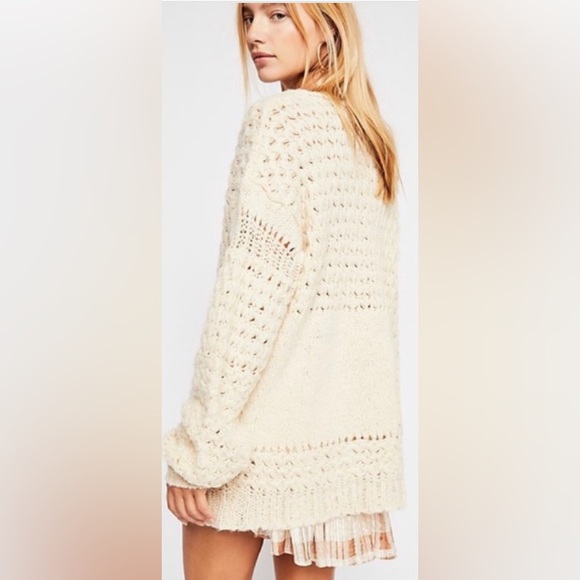 Free People Crashing Waves Sweater - S - Picture 2 of 5
